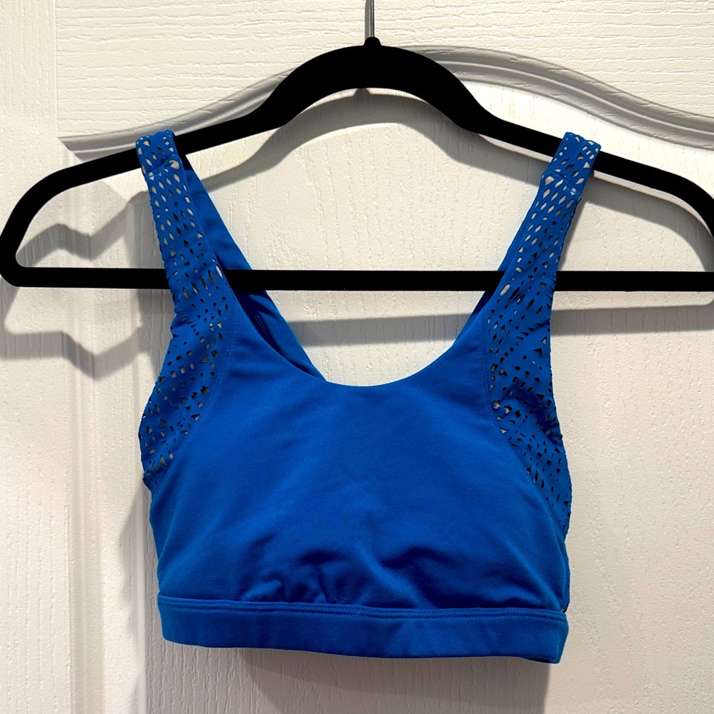 ALO Yoga Vibrant Blue Sports Bra XS